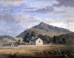 Haymaking at Dolwyddelan below Moel Siabod, North Wales, c.1776-86