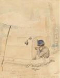 Inscrit Et Date 'artiste Juguda 
Kazaz Mifiz. 67 Ans. Vieux Sculpteur De Tombeaux De La Vallee De 
Josaphat A Tschafiktale- 1837 3 Uvi' Et '18 Aout.'