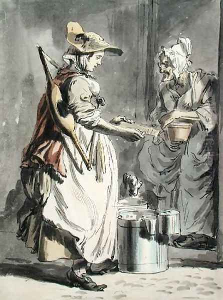 London Cries A Milkmaid, c.1759 - view 1