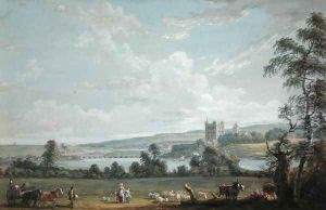 Rochester - View Across the Medway by Paul Sandby