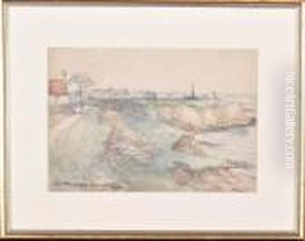 Tynemouth: A View Towards Collingwood's Monument - view 1