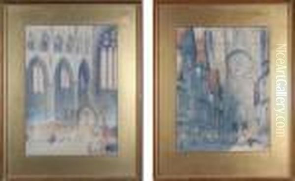 "an Impression Rue D'edecerie, Rouen" And "homage" - view 1