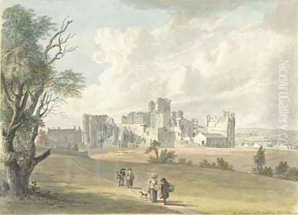 Middleham Castle, Yorkshire - view 1