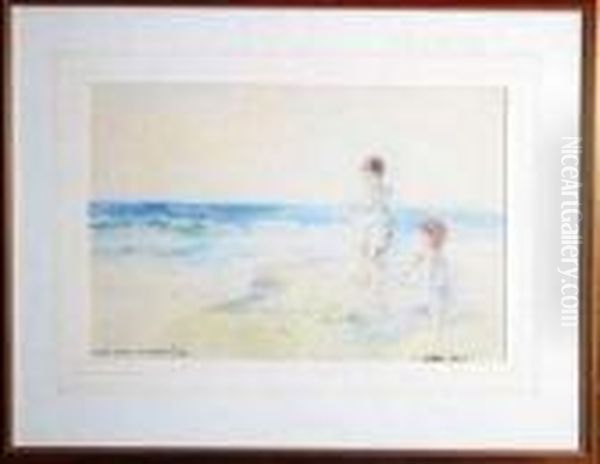 "happy Days" - Children On A Beach - view 1