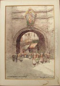 In Old Antwerp by Victor Noble Rainbird
