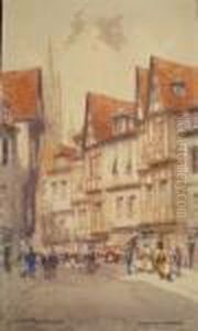 In Old Vire, Normandy by Victor Noble Rainbird