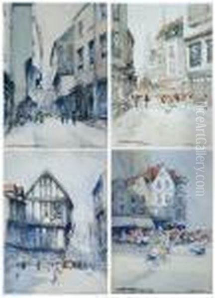 Four Street Scenes - view 1