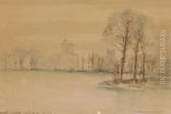 Windsor Castle From The Thames - view 1