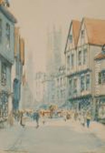 Street Scene In Ghent - view 1