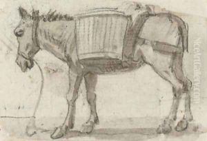 Study of a donkey by Paul Sandby