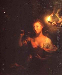 Fame by Godfried Schalcken