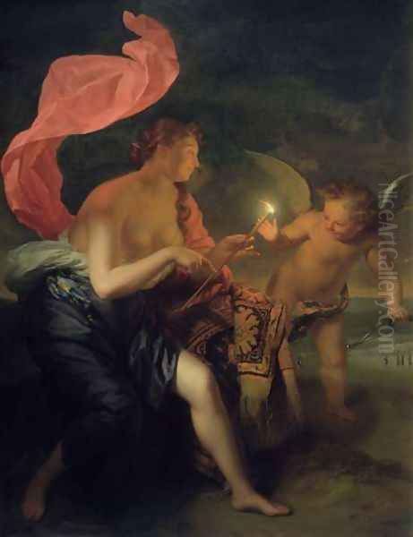 Venus Giving a Burning Arrow to Cupid - view 1