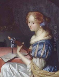 The Luteplayer by Godfried Schalcken