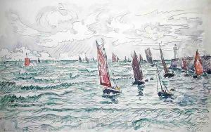 Audierne, Return of the Fishing Boats, 1930