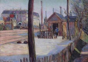 Railway Junction Near Bois Colombes