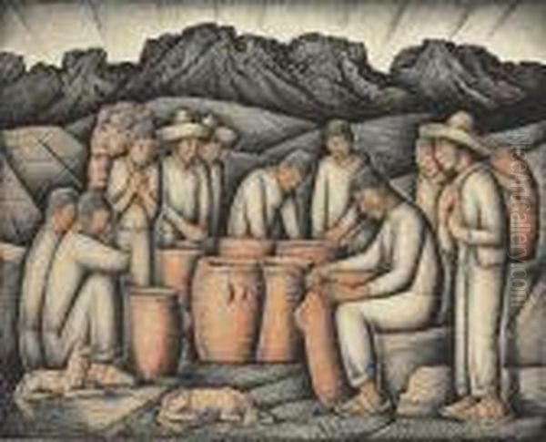 Alfareros (pottery Workers) - view 1