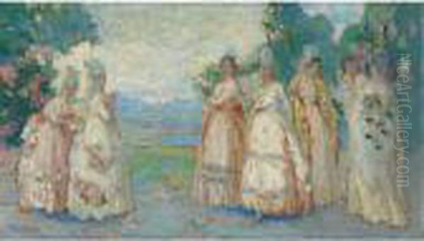 Manolas En Un Paisaje - view 1