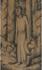 Untitled (man Standing) by Alfredo Ramos Martinez