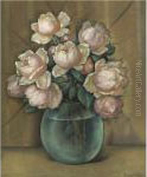 Florero Con Rosas - view 1