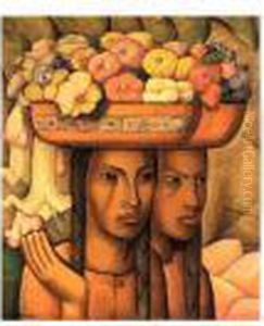 Vendedoras De Flores by Alfredo Ramos Martinez