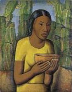 La Jicara Anaranjada by Alfredo Ramos Martinez