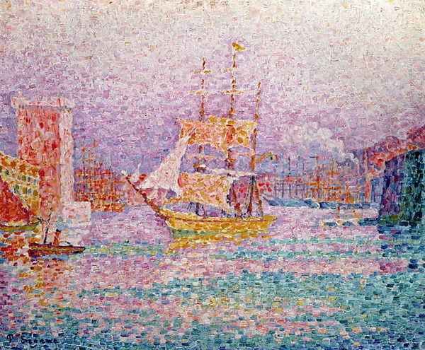 Harbour at Marseilles, c.1906 - view 1