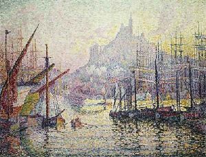 View Of The Port Of Marseilles