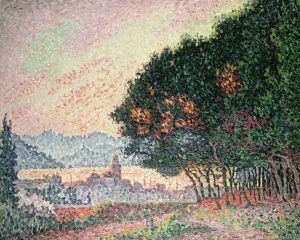 Forest near St. Tropez, 1902 by Paul Signac