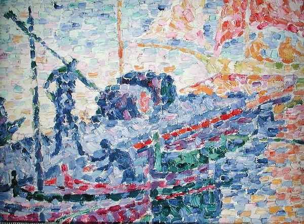 The Port of St. Tropez, c.1901 (detail) - view 1