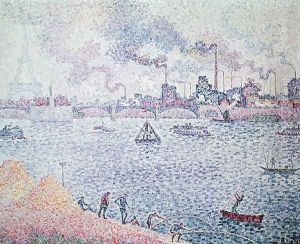 The Seine, Grenelle, 1899 by Paul Signac