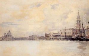 The Entrance to the Grand Canal, Venice by Paul Signac