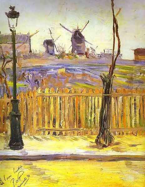 Rue Caulaincourt, Mills on Montmarte - view 1