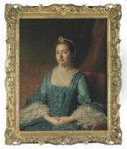Portrait Of Sarah Verney by Allan Ramsay