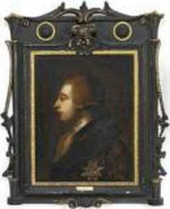 Portrait Of King George Iii, 
Head And Shoulders In Profile, With Anembroidered Coat And Wearing The 
Order Of The Garter by Allan Ramsay