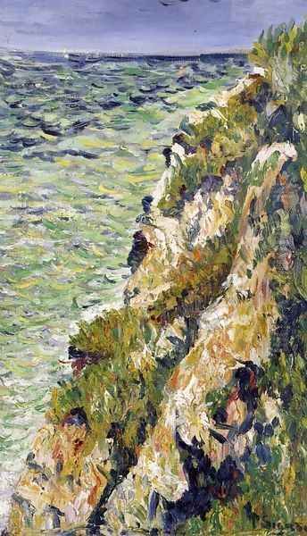 Port-en-Bessin, a Cliff - view 1
