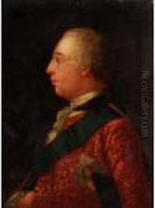 Portrait Of George Iii, And Queen Charlotte by Allan Ramsay