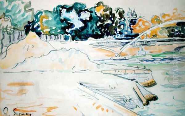 The Seine at Paris - view 1