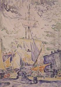 St. Tropez, 1901 by Paul Signac