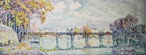 The Pont des Arts, 1928 by Paul Signac