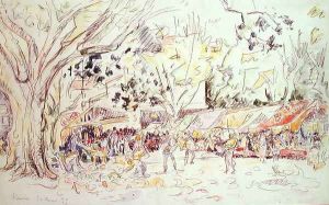 Vaison, 1933 by Paul Signac