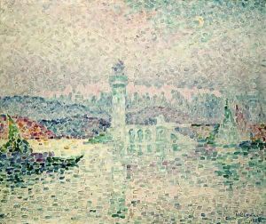 The Lighthouse at Antibes, 1909 by Paul Signac
