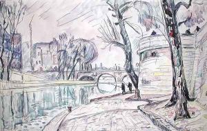 Paris - River Scene by Paul Signac