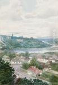 Pejzaz Z Rzeka. Mazowsze by Jozef Rapacki