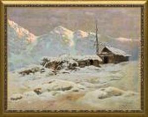 Snowy Mountains by Jozef Rapacki