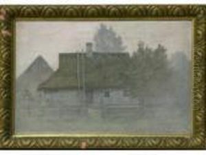 La Vieille Chaumiere by Jozef Rapacki