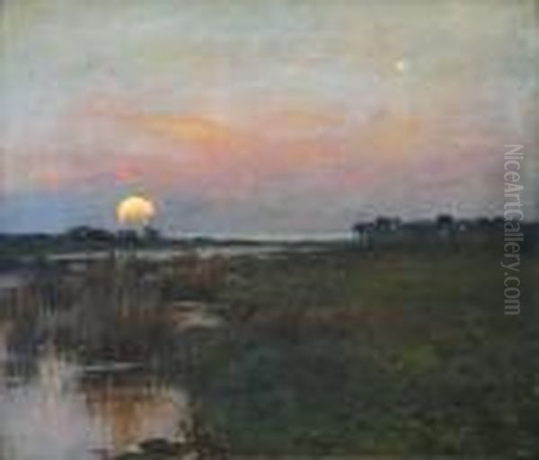 Zachod Slonca Nad Rozlewiskiem - view 1