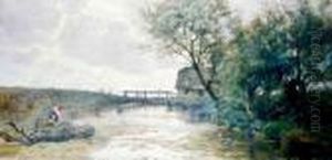 Scena Wiejska, 1917 R. by Jozef Rapacki