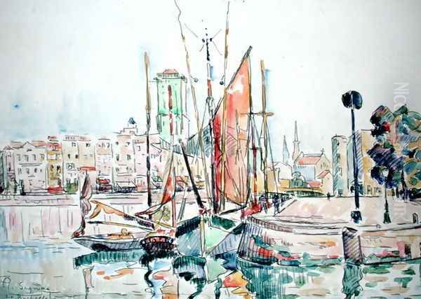 La Rochelle: Boats and House - view 1
