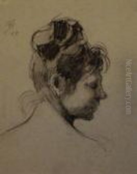 Tete De Femme De Profil - view 1