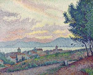 St. Tropez, Pinewood, 1896 by Paul Signac